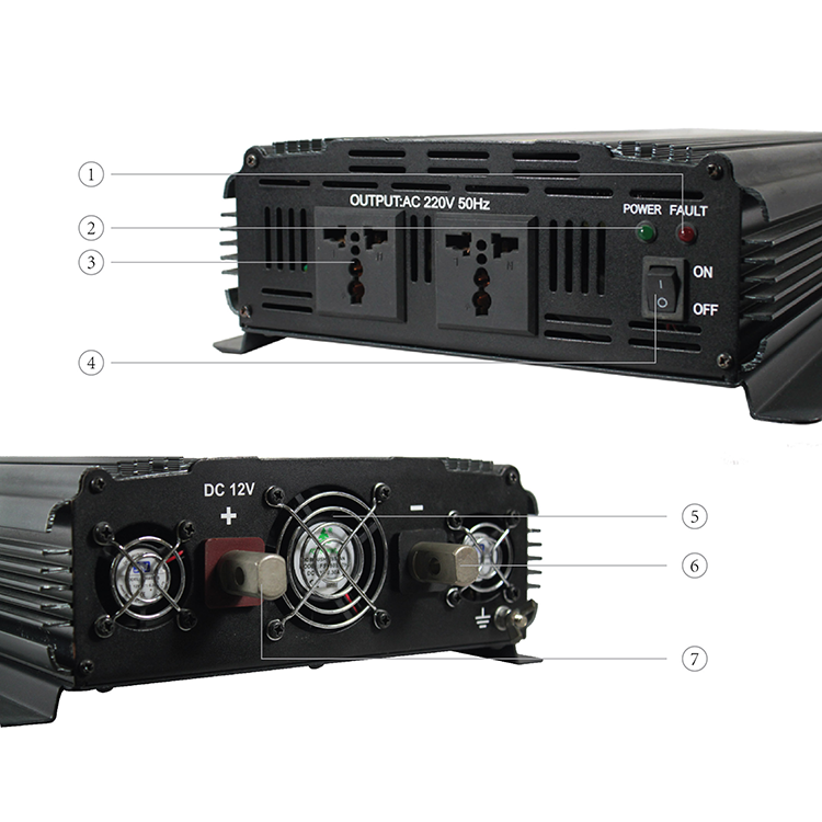 Modified Sine Wave Solar Power Inverter